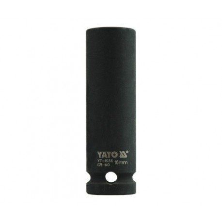 Головка ударная удлиненная 16 мм (1/2") YATO YT-1036