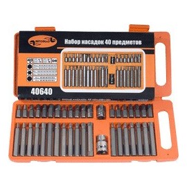 Набор вставок IMB,TORX,SPLINE 40 пр.,пласт. АвтоДело