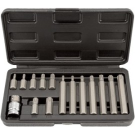 Набор вставок TORX 15 пр.(Т20-Т55) АвтоДело