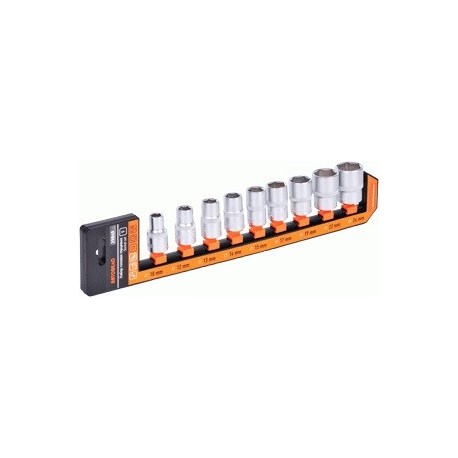 Набор головок 9 предметов (1/2",10-24) АвтоДело 39849
