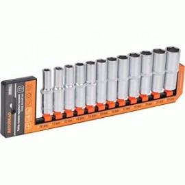 Набор головок удлиненных 12 предметов (1/2",10-22) АвтоДело 39854