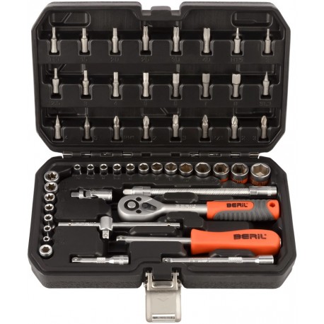 Набор инструментов 51 пр. (1/4") BERIL 702051