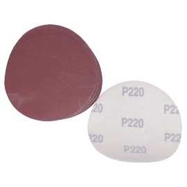 Бумага наждачная водостойкая для липучки Р220 D125 ТЕХМАШ