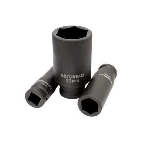 Головка ударная удлиненная 18 мм (1/2") АвтоДело 40018