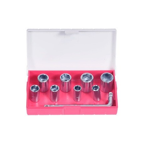 Набор головок 9 предметов Орион (1/4",7-14)