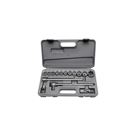 Набор головок 15 предметов № 2Д (1/2",10-27, адаптер, шарнир) НИЗ 57010025