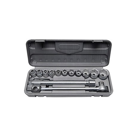 Набор головок 15 предметов Спутник-3 (1/2",10-27) НИЗ 57041025