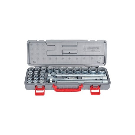 Набор головок 25 предметов № 4 (1/2",8-32) НИЗ 57023025