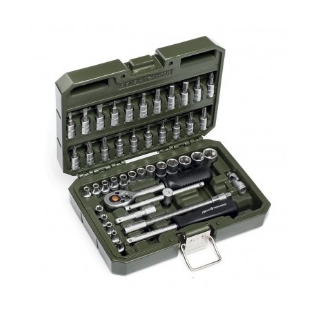 Набор головок 46 предметов (1/4",4-14+ биты) Дело Техники 600746