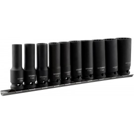 Набор головок ударных удлиненных 10 предметов (1/2",10-24, 12 -гранные) АвтоДело 39812