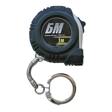 Рулетка 1 м брелок 01500