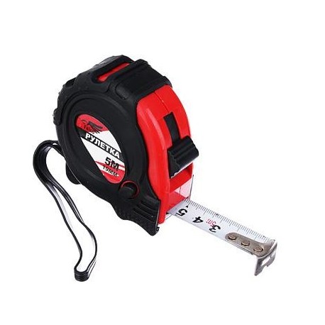 Рулетка 5 м*19 мм (обрезиненная,3 фиксатора) 658-038