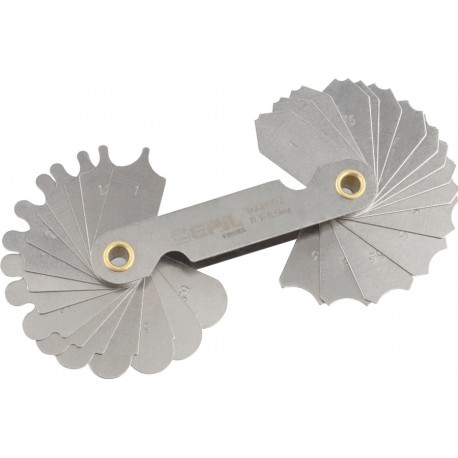 шаблон радиусный №1 (1,0 - 6,5 мм) BERIL 631001