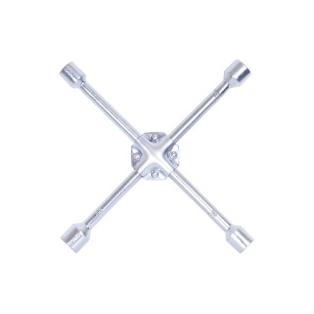 Ключ баллонный КРЕСТ 17х19х21х22 усиленный АвтоДело 34417