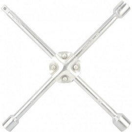 Ключ баллонный КРЕСТ 17х19х22х1/2" усиленный АвтоДело 34412