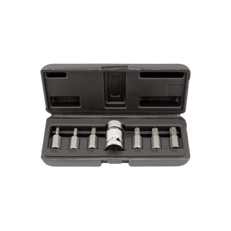Набор вставок TORX 7 пр.(Т20-Т55) АвтоДело