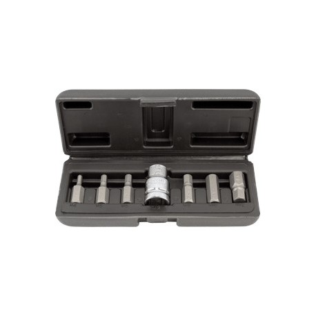 Набор вставок шестигранных 7 пр.(4-12 мм) АвтоДело