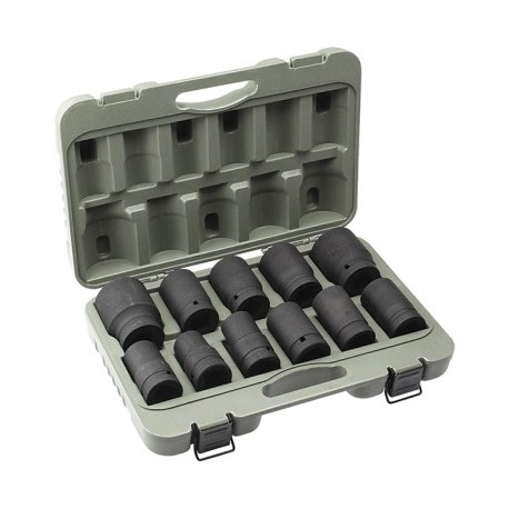 Набор головок 1" для гайковерта 11 предметов (27-50, квадрат 21, 22) Дело Техники 536410