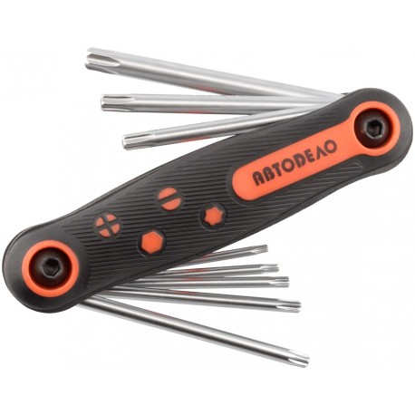 Набор ключей TORX в обойме 8 пр. (Т9-Т40, CR-V) АвтоДело 30347