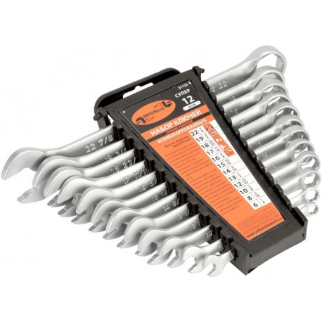 Набор комбинированных ключей 12 предметов (6-22) СУПЕР АвтоДело 31125