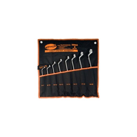 Набор накидных ключей ключей 8 предметов(6-22) ЕВРО АвтоДело ПРОФи (сумка) 38083