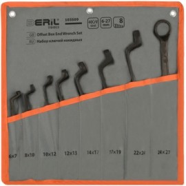 Набор накидных ключей ключей 8 предметов(6-27) BERIL 103509