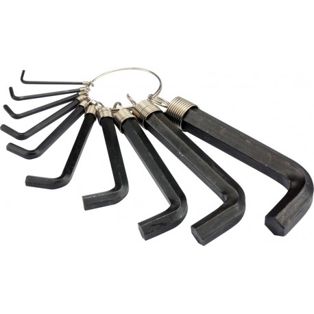 Набор шестигранников 10 пр. (2-14) на кольце TOYA