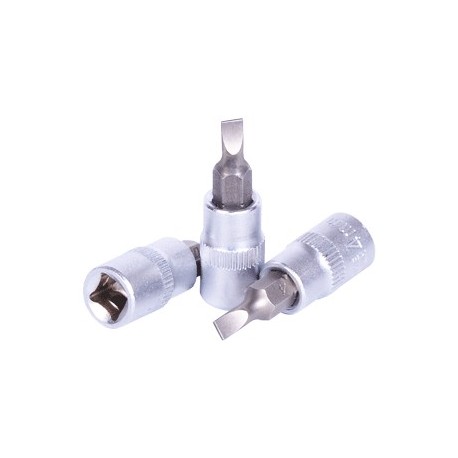 Вставка-бита шлицевая 3 мм с головкой 1/4" ( 38 мм) АвтоДело 39195