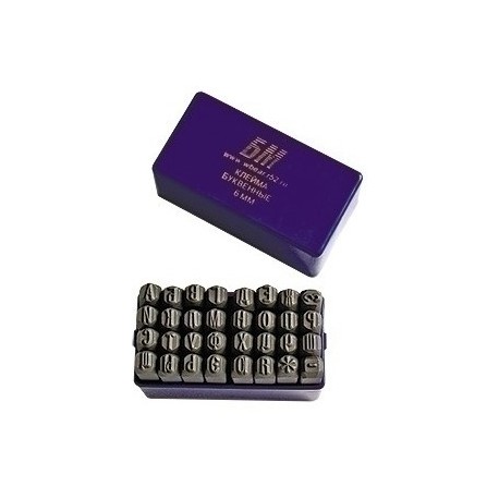 Клейма буквенные кириллица 4 мм (стальные) 650204