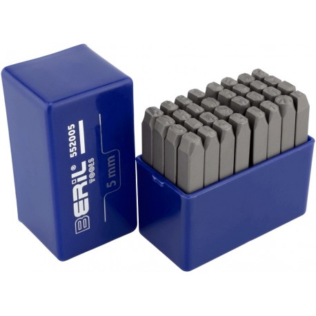 Клейма буквенные кириллица 5 мм (стальные) BERIL 552005