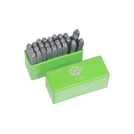 Клейма буквенные латиница 4 мм (стальные) ТЕХМАШ 12810