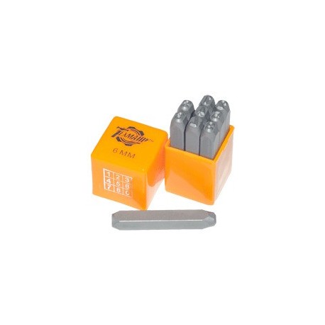 Клейма цифровые 6 мм (повышенной твердости) АвтоДело 40586