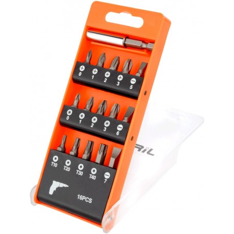 набор насадок 16 предмет.с магнит.адаптером (пласт/держ) BERIL 353916