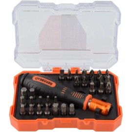 набор отвертка быстроразъемная со сменными вставками 30пр."АвтоDело" (пласт/ф) (30729)