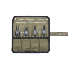 Набор съемников стопорных колец 160 мм 4 пр. Дело Техники 424040