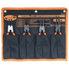 Набор съемников стопорных колец 180 мм 4 пр. АвтоДело 30424