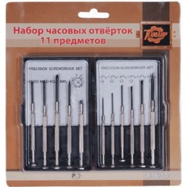 Набор часовых отверток 11 пр. ТЕХМАШ