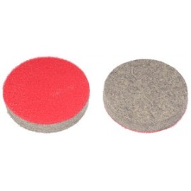 Насадка-круг войлочный грубошерстный с липучкой D-125*20мм АвтоDело