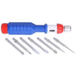 Отвертка 7 в 1 с трещоткой (комбинированная)