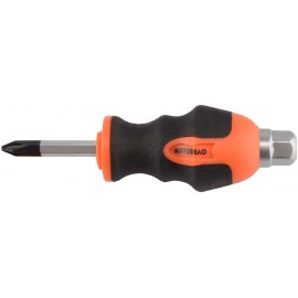 отвертка крестовая "АвтоDело" PH2x38мм сквозная с шестигранником под ключ 30860
