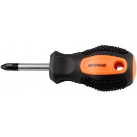 Отвертка крестовая PH2 ( 38мм) рез.ручка АвтоДело