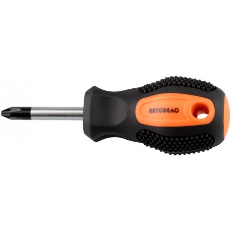 Отвертка крестовая PH2 ( 38мм) рез.ручка АвтоДело