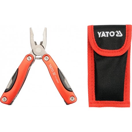 Пассатижи-трансформер МУЛЬТИТУЛ 9 предметов (в чехле) YATO YT-76040