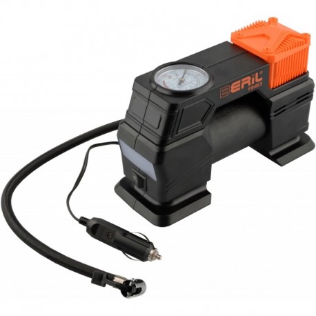 Автокомпрессор 12V Evr30/20A-15 (аналоговый манометр) BERIL 999001