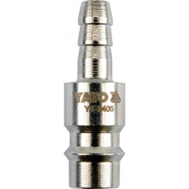 Быстроразъемное соединение рапид (папа) - елочка 10 мм под шланг YT-2407