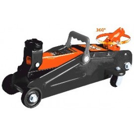 Домкрат гидр. 2.0т (140-340 мм подкатной с вращающейся ручкой) АвтоДело