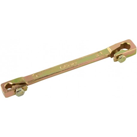 Ключ прокачки тормозов 7-11 ( 2 поджима) 105117