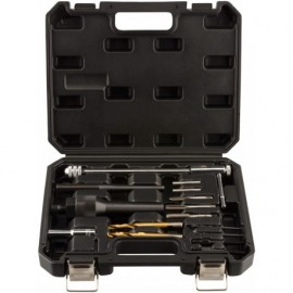 Набор для извлечения сломанных свечей накаливания 16 предметов АвтоDело 41116