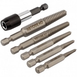 набор экстракторов для шуруповерта М3-М18 (5шт. пл/кейс) АвтоDело 40289