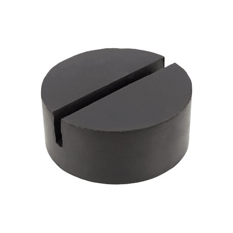 Резиновая опора на домкрат подкатной В-81мм H-20мм.(цельнолитая с прорезью)